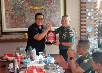 Pererat Hubungan Lembaga Pemerintah Dandim Tabanan Silahturahmi dengan Bupati Sanjaya