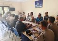 Anggota Polsek Kerambitan Ikuti Binrohtal Hindu secara Virtual dari Polda Bali