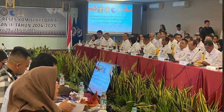 Kunjungan Reses Komisi XIII DPR RI di Karutan Kelas I Palembang Tahun 2024/2025
