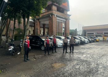 Polsek Tabanan Amankan Lomba Panco di GOR Debes