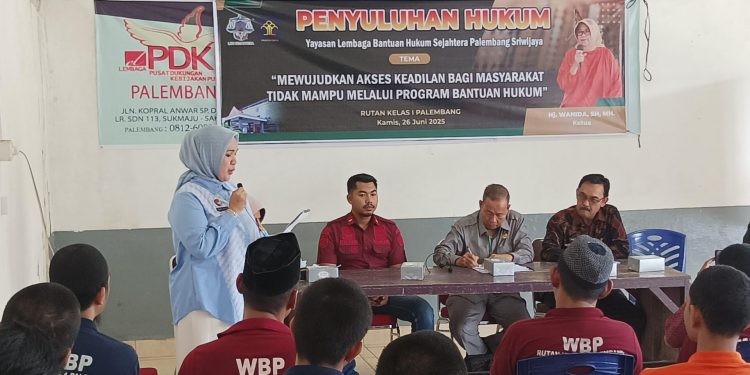 Penyuluhan Hukum Gratis untuk Warga Binaan di Rutan Kelas I Palembang