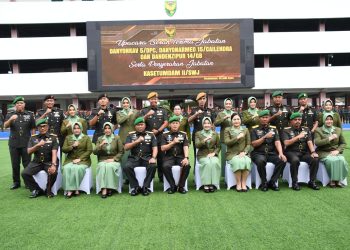 Danrem 044/Gapo Hadiri Serah Terima Jabatan PJU Kodam II Swj