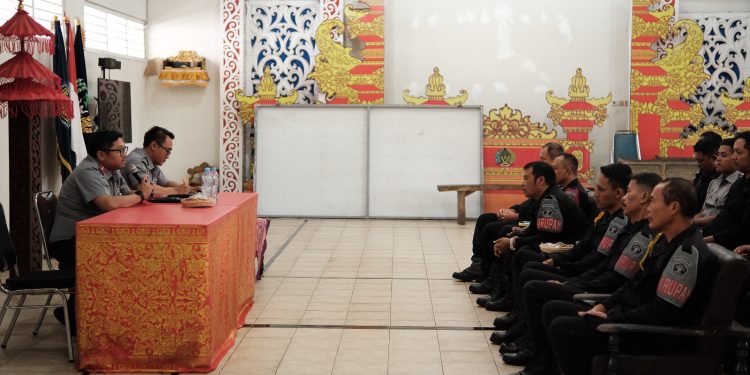 Satukan Visi dan Misi, Kalapas Ajak Jajaran Pengamanan Lapas Konsolidasi di Tabanan