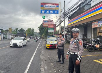 Polsek Kerambitan Amankan Kunjungan Wapres di Pantai Pasut dengan Kekuatan Penuh