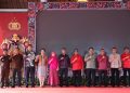 Bupati Tabanan Hadiri Acara Kenal Pamit Kapolres Tabanan