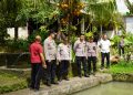 Dukung Ketahanan Pangan, Kapolres Tabanan Tinjau Kolam Budi Daya Ikan di Kerambitan