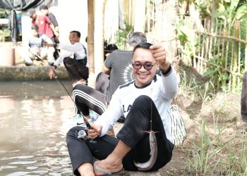 Gelorakan Ketahanan Pangan dan Peningkatan UMKM Melalui Lomba Mancing Ikan Lele di Tabanan