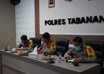 Polres Tabanan Komitmen Dukung Program Strategis Nasional Melalui Zoom Anev Bersama Mabes Polri