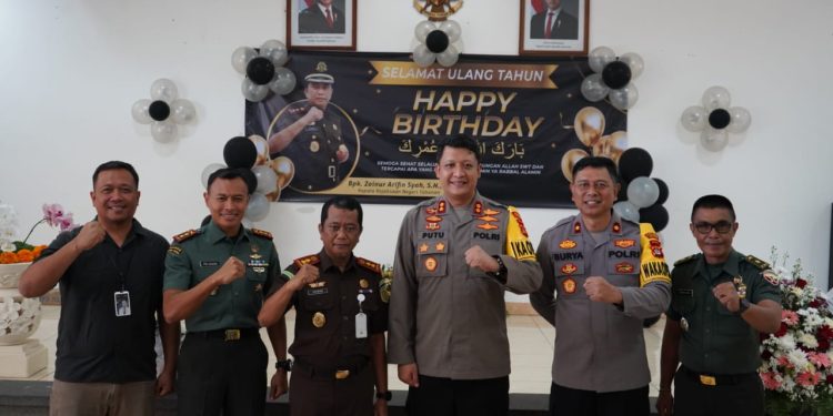 Kuatkan Soliditas Penegak Hukum, Kapolres Tabanan Ikuti HUT ke-47 Kajari Tabanan