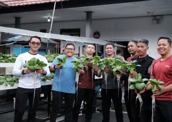 Panen Perdana Pakcoy Hidroponik di Lapas Tabanan untuk Ketahanan Pangan