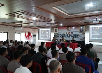 Penyuluhan UU No.1 Tahun 2023 di Polres Tabanan Perkuat Pemahaman KUHP Baru oleh Bidkum Polda Bali