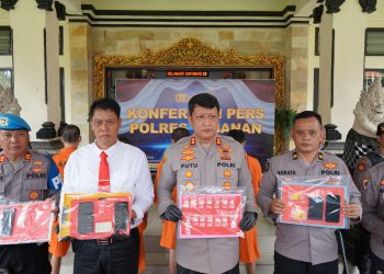 Polres Tabanan Tangkap 5 Tersangka Narkoba Selama Bulan Juli 2025
