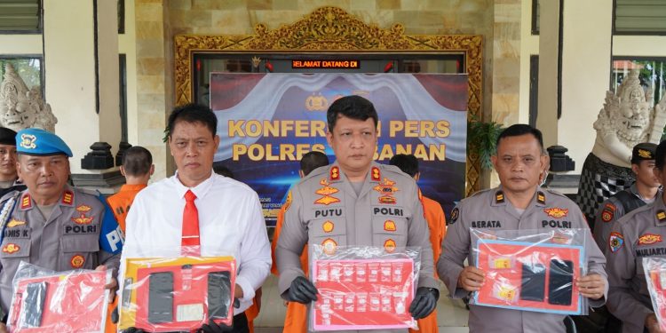 Polres Tabanan Tangkap 5 Tersangka Narkoba Selama Bulan Juli 2025