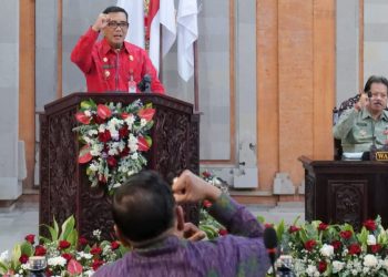 Pendapat Akhir Bupati Sanjaya tentang Persetujuan Empat Ranperda di Rapat Paripurna DPRD Tabanan