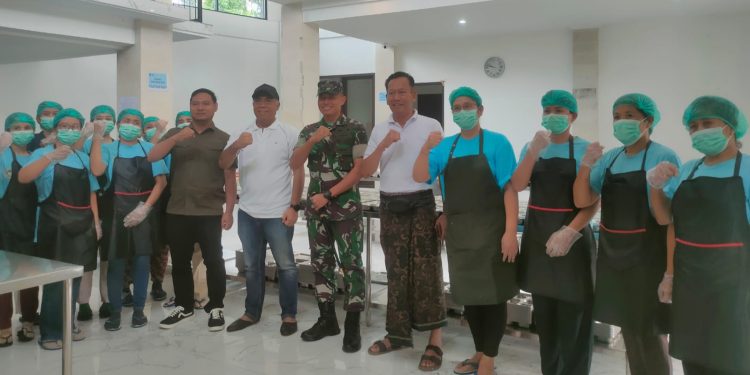 Dandim Tabanan Tinjau Dapur Sehat SPPG di Desa Tista Dukung Gizi Anak Sekolah