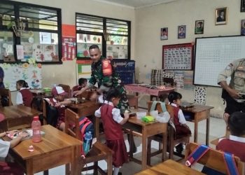 Bhabinkamtibmas Samsam Dukung Program Makan Bergizi SPPG untuk Optimalisasi Pelayanan Anak