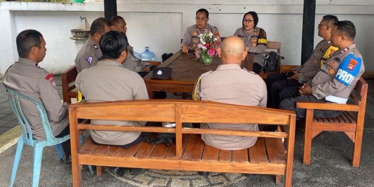 Kepala Polsek Seltim Serukan Kedisiplinan dan Profesionalisme Personil untuk Jaga Kesehatan dan Citra