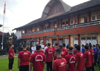 Semangat dan Kekompakan Calon Peserta Rehabilitasi Pemasyarakatan Lapas Tabanan Pra-Rehab