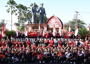 Merah Putih Berkibar di Tabanan Bupati Pimpin Aksi Nasionalisme Jelang HUT 80 Kemerdekaan RI