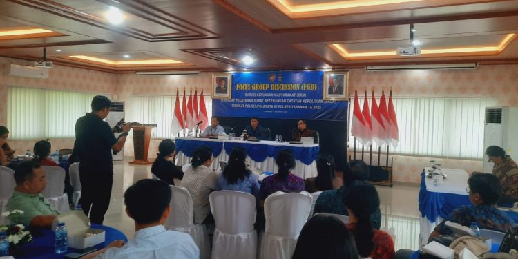 Layanan SKCK Polres Tabanan Semakin Prima Melalui FGD Survei Kepuasan Masyarakat