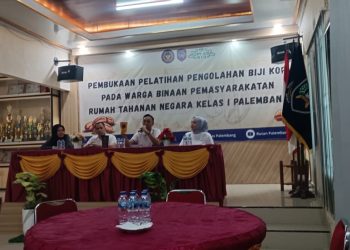 Inovasi Karutan Kelas I Palembang: Warga Binaan Olah Kopi Ratu Lembang Siap Masuk Pasar Nasional