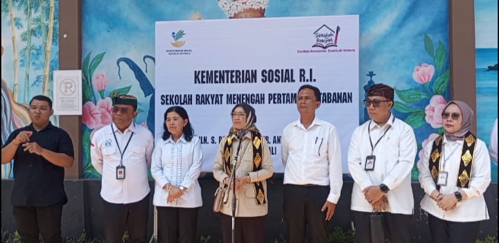Tinjau Sekolah Rakyat di Tabanan Dukung Penuh Program Prioritas Pemerintah