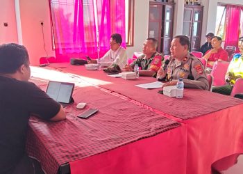 Dukung Pembinaan Generasi Muda, Kapolsek Baturiti Hadiri Rapat Teknik Lomba LKBB Pramuka