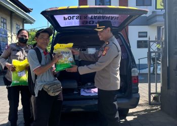 Gerakan Pangan Murah oleh Polsek Tabanan, Beras SPHP dengan Harga Terjangkau